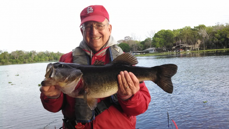 7.6 lb bass Gene caught Steve N.