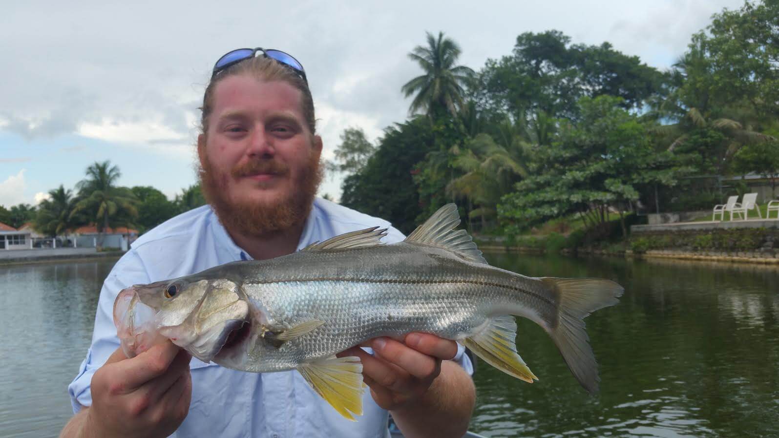 Peacock Bass And Snook Caught Fishing in South Florida