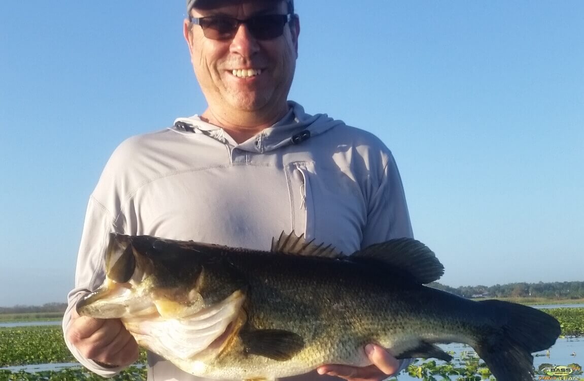 Big Fish Today was 10 lbs 9 oz on Lake Toho cut