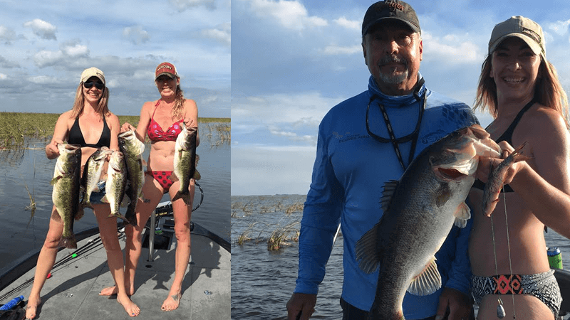 Sisters Take Over Lake Okeechobee Largemouth Bass Fishing Style