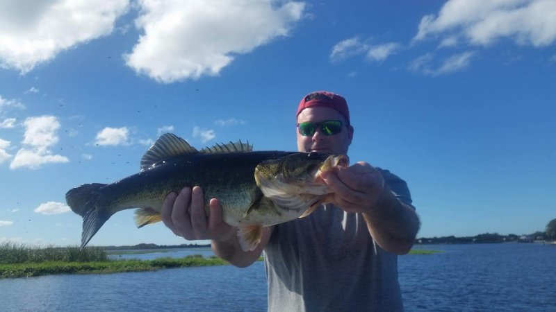 Beautiful Day Lake Toho Bass Fishing Central Florida