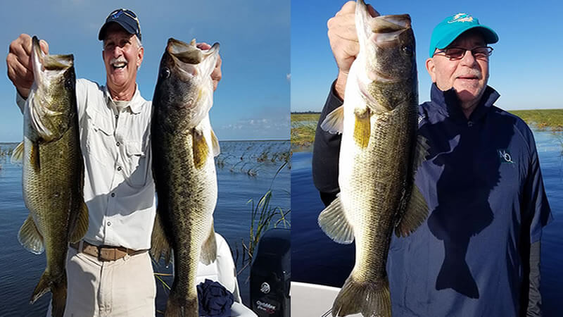 Trophy Bass Caught On The South Side Of Lake Okeechobee