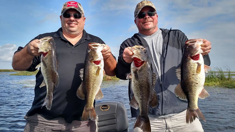 Okeechobee Bass Fishing out on the North Side