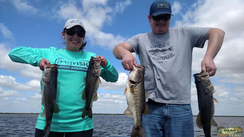 Harney Pond Largemouth Bass Fishing