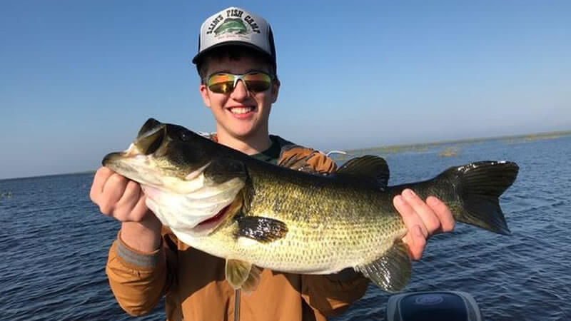 Bass Caught Fishing Lake Okeechobee