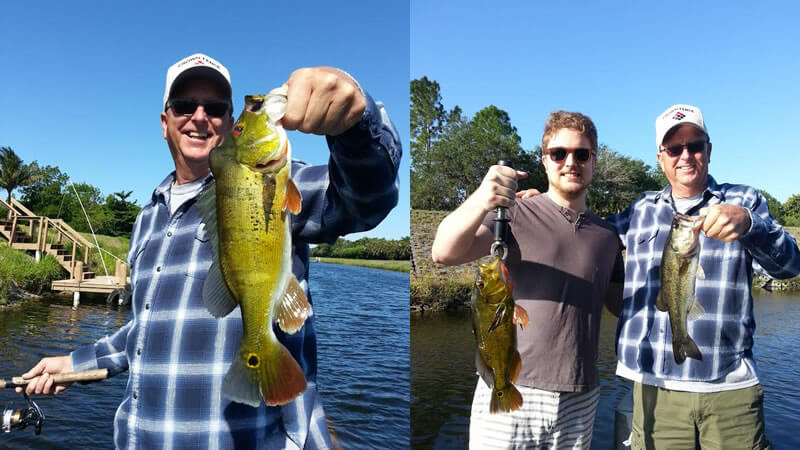 Family Peacock Bass Fishing
