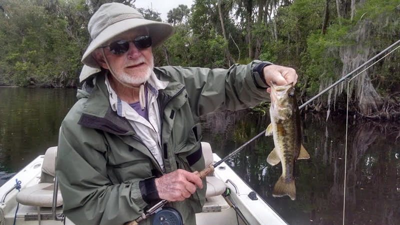 Fly Fishing River Bass