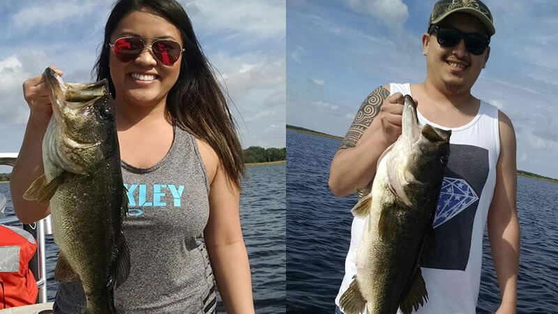 Double Personal Best Bass Fishing