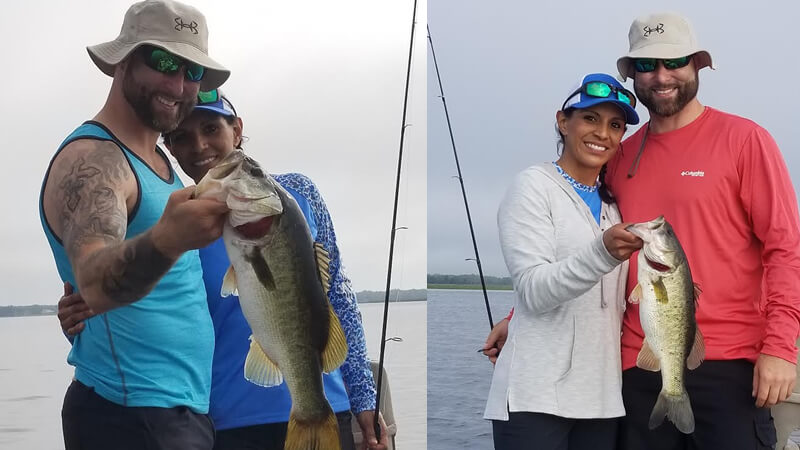 Awesome Couple Bass Fishing Trip