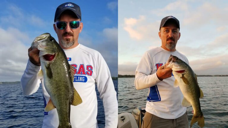 Solo bass fishing charter in Florida