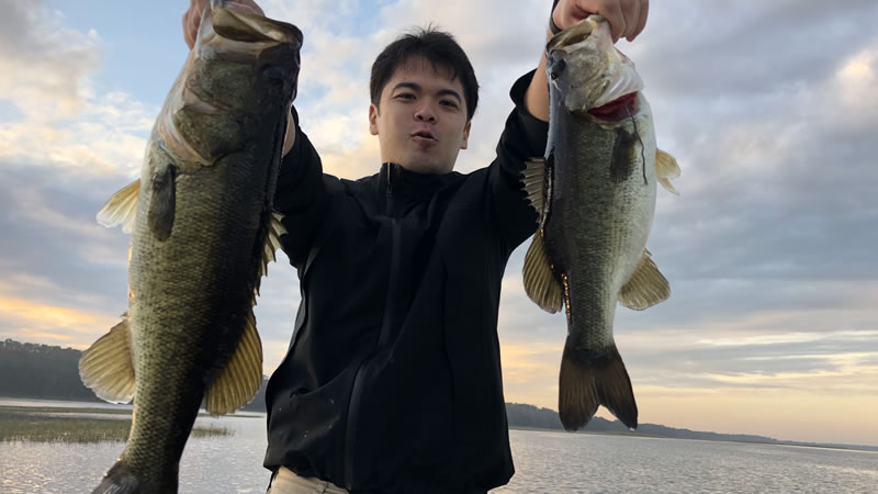 Artificial Lake Toho Fishing