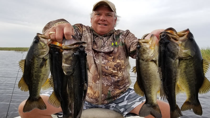 Hands Full Fishing Day on the North End of Lake Okeechobee 1 Hands Full Fishing Day