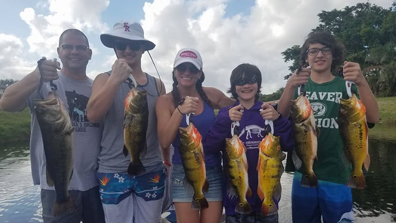 Triple Catch Bass Fishing