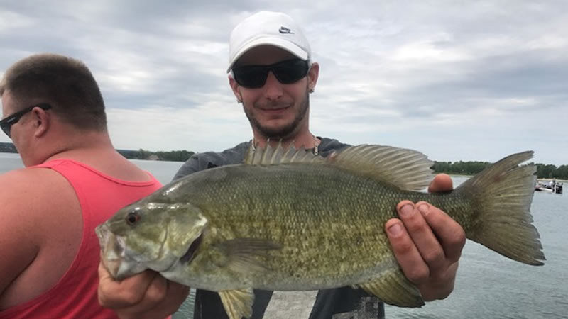 Summer Lake Erie Bass Fishing