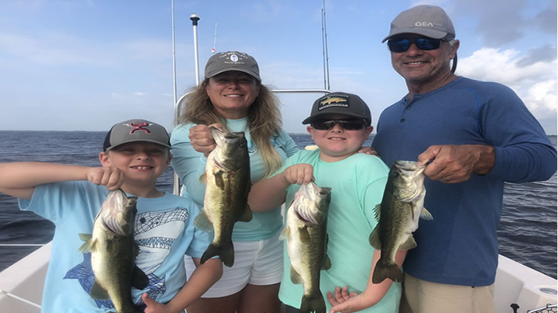 Quadruple Bass Fishing Trips