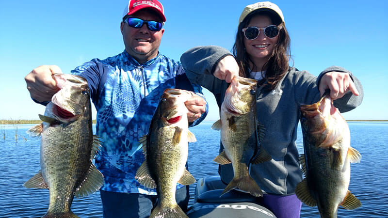 Business Associate Bass Fishing on Beautiful Lake Okeechobee 1 Business Associate Bass Fishing