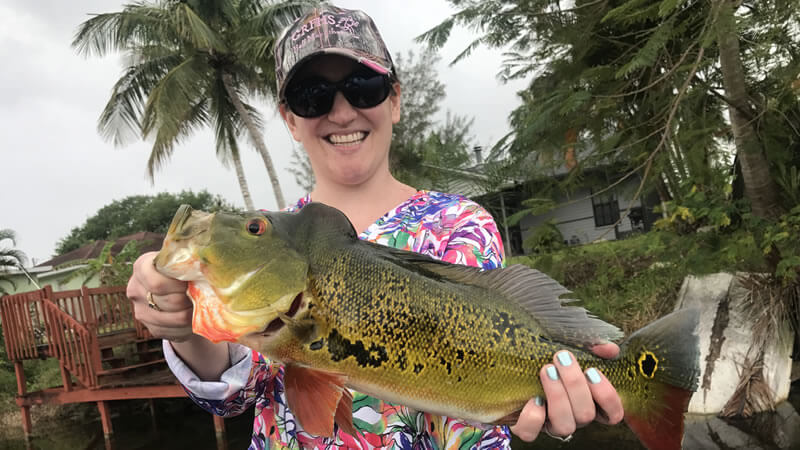 Daughter Peacock Bass Fishing