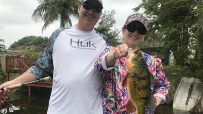 Daughter Peacock Bass Fishing 2