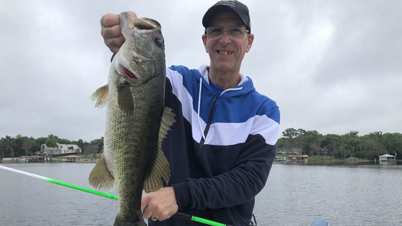 Repeat Client Bass Fishing in Central Florida with Local Experts 1 Repeat Client Bass Fishing