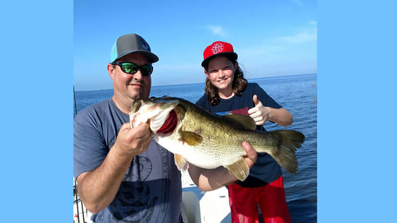 Morning June Bass Fishing on Lake Okeechobee in Belle Glade, Florida 1 Morning June Bass Fishing