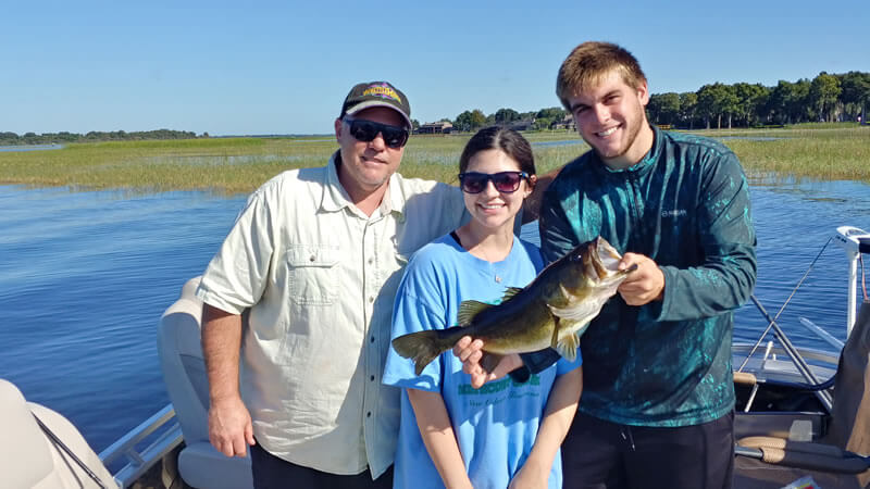 November Pontoon Bass Fishing