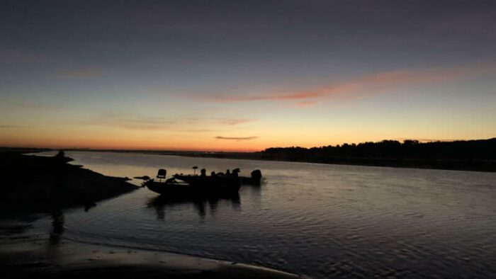 Rodman Reservoir Bass Fishing during Drawdown 2019