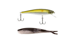 Jerkbaits - soft and hard baits