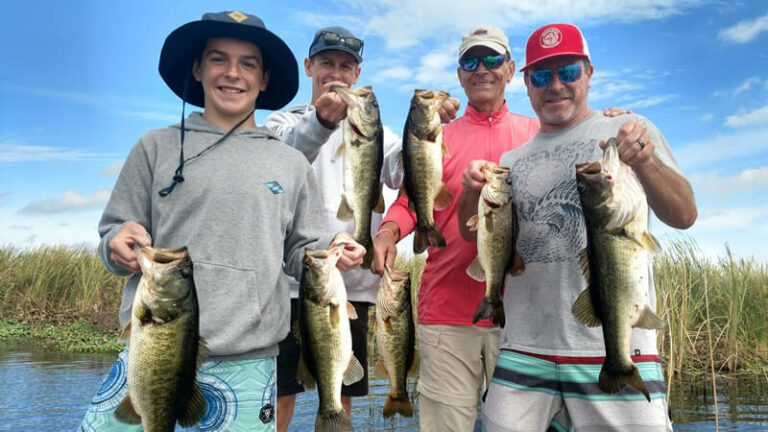 Youth Family Bass Fishing on Okeechobee - Best Family Fishing Vacations
