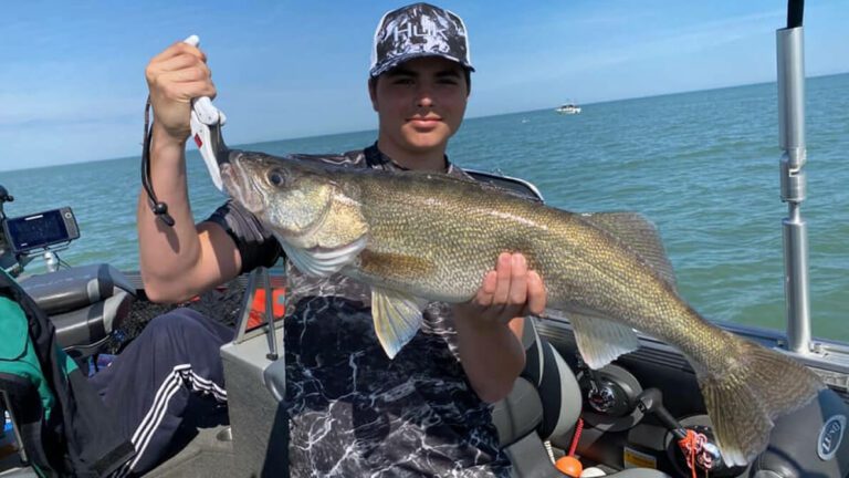 Lake Erie walleye fishing in Ohio