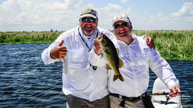 Capt Mark Shepard with Customer