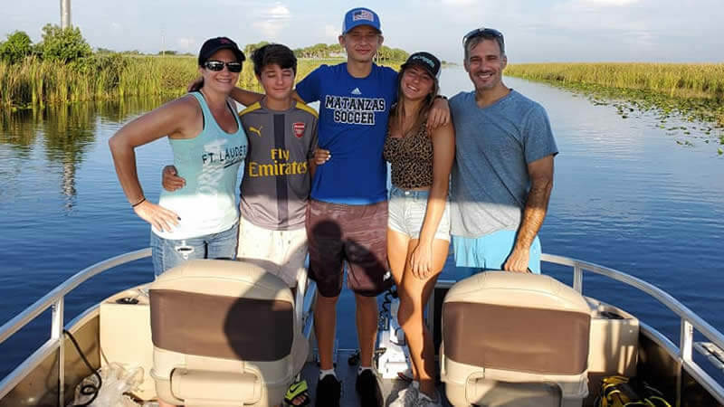 rented pontoon trip