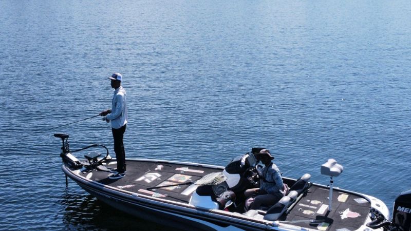 Capt Darrel Thomas Bass Boat On water