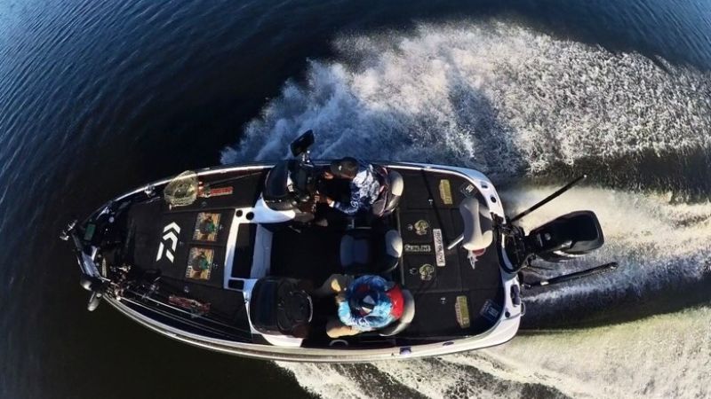 Capt Darrel Thomas Bass Boat Overhead