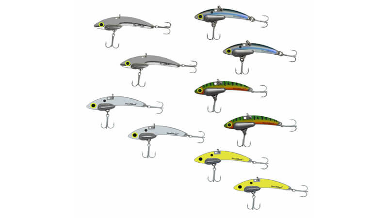 Winter Blade baits by Sheel Shad