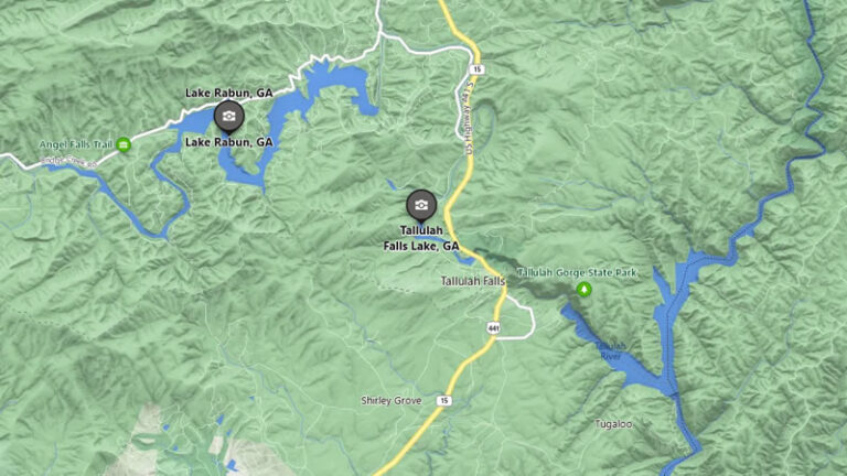 Tallulah falls lake Ga