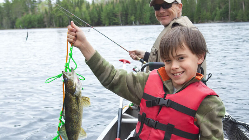 Fishing in Freshwater 2 Boat fishing on Lake Oconee in Georgia