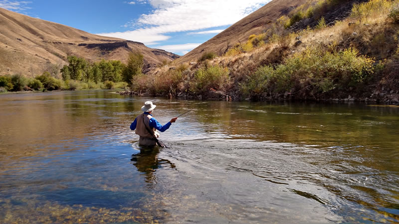 Fly fishing in Northern California