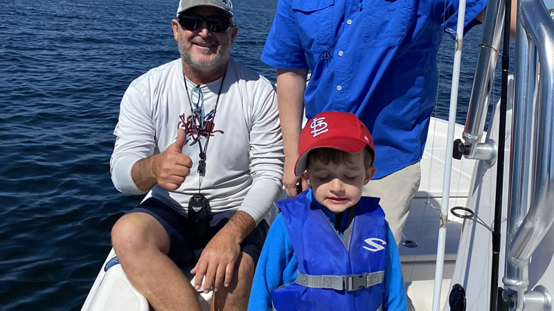 Capt David Nelson with Kid