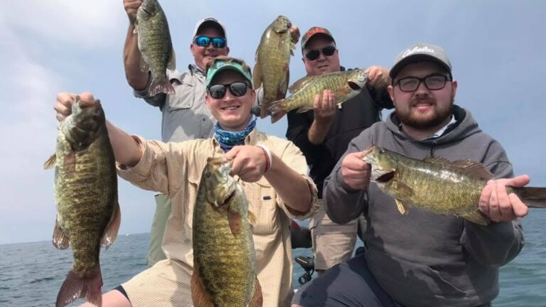 Lake Erie Smallmouth Bass Fishing