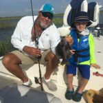 A fishing guide in Beaver lake Arkansas showing spring fishing strategies