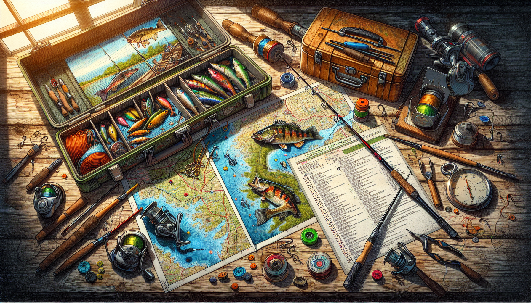 A visual guide for planning a fishing trip in South Florida.