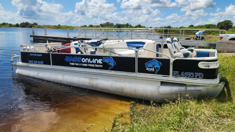 Pontoon Boat Okeechobee