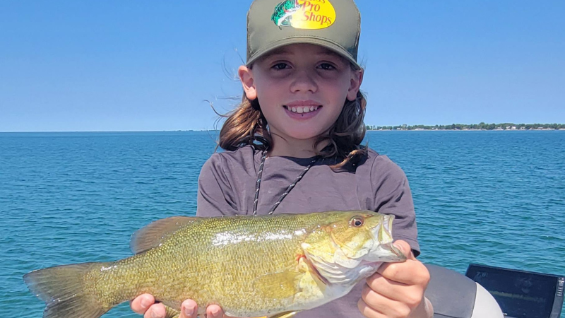 Smallmouth Bass Fishing NY Kid