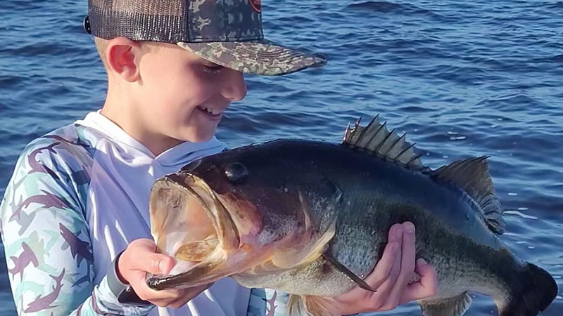 Capt Shawn Kid big Bass