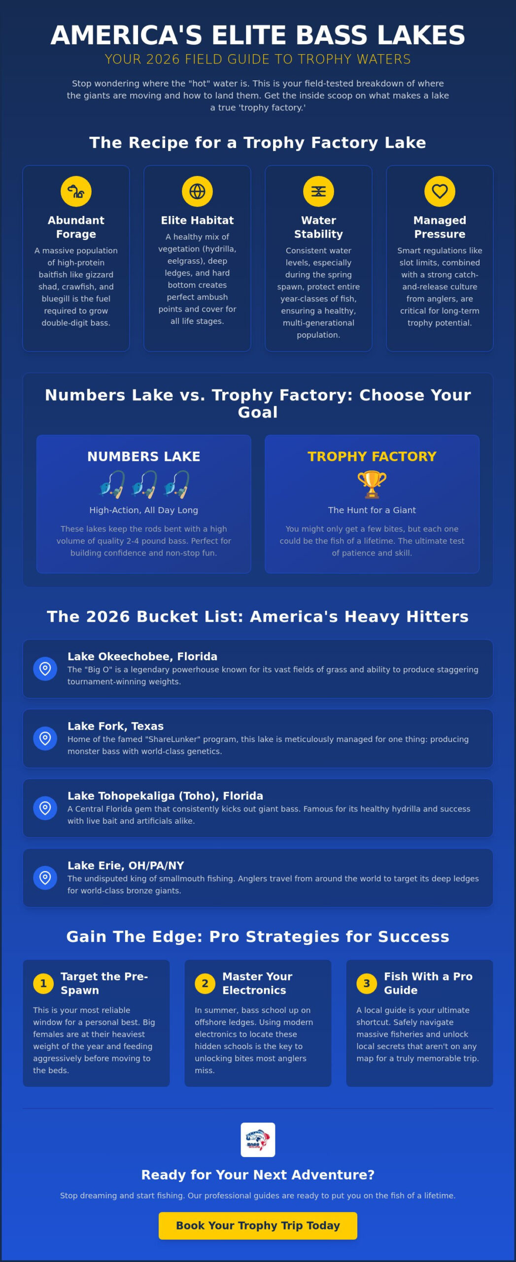Best Bass Fishing Lakes in the US: Top Expert Picks