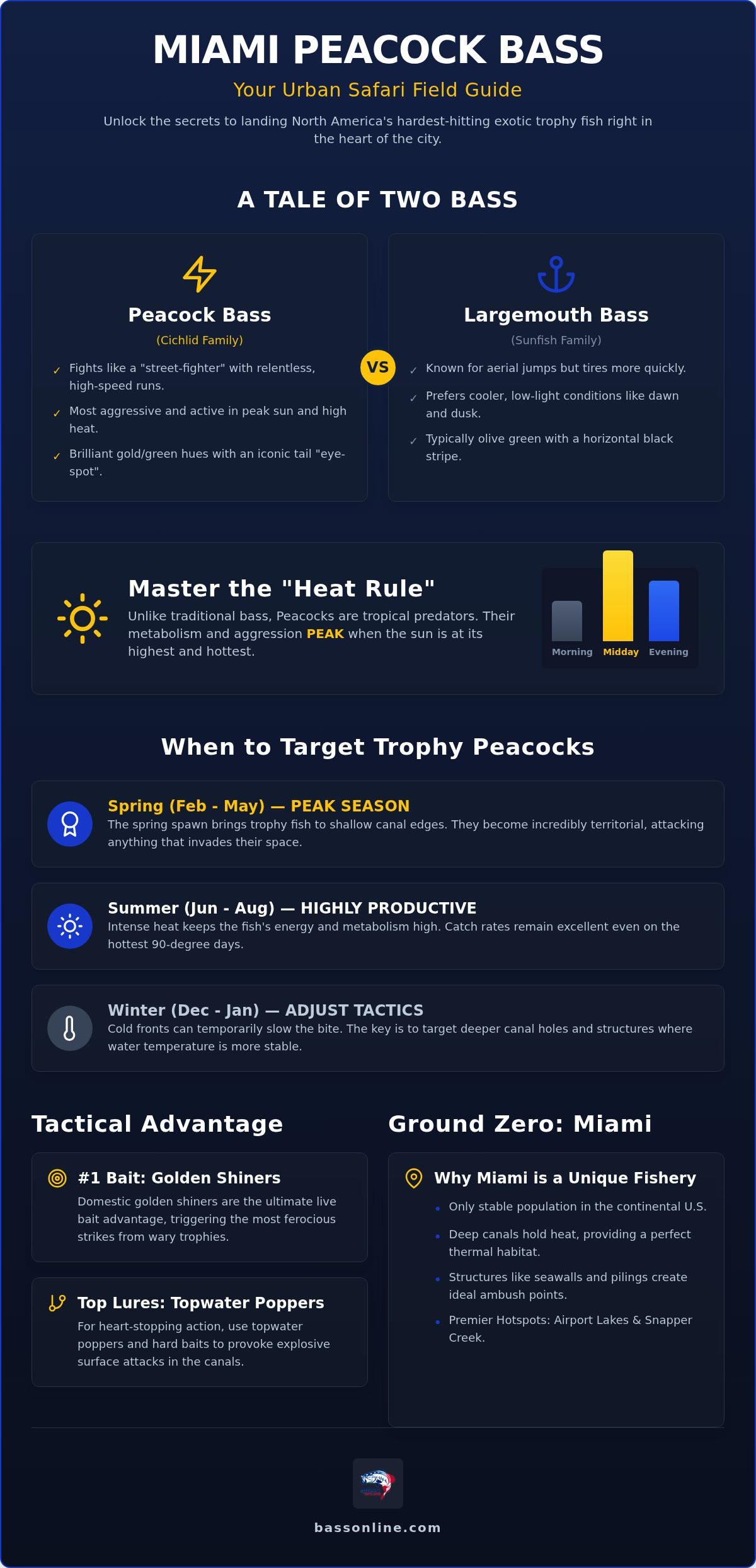Miami Peacock Bass Fishing: The Ultimate Guide to the Urban Jungle Safari (2026)