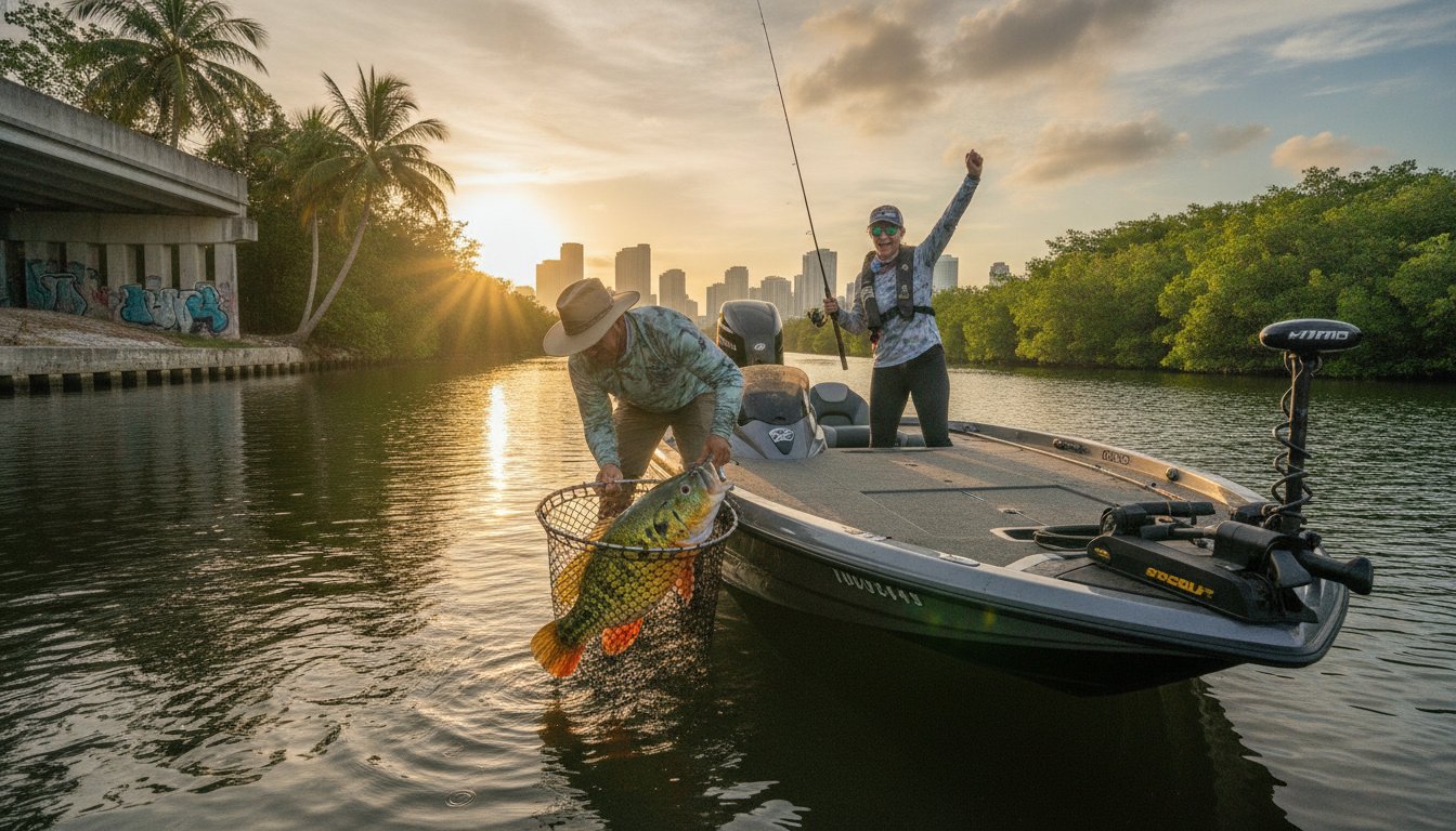 Peacock Bass Fishing Miami: The Ultimate Guide to Tropical Urban Angling (2026)