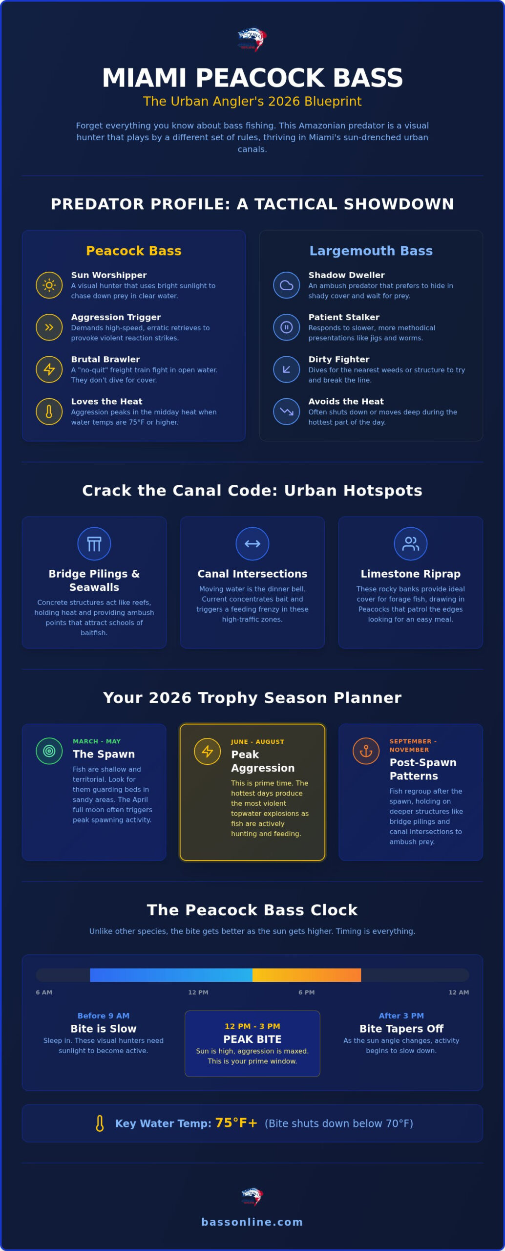 Peacock Bass Fishing Miami: The Ultimate Guide to Tropical Urban Angling (2026)